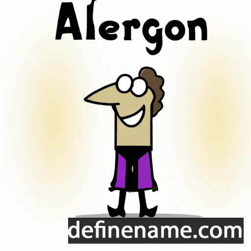 Algernon cartoon