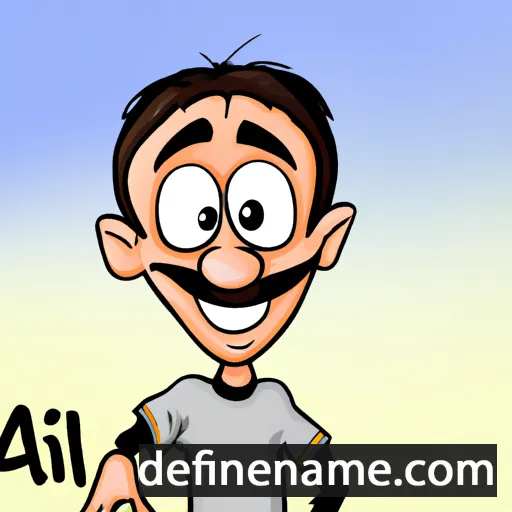 cartoon of the name Ali