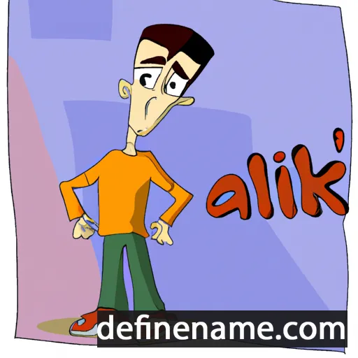 cartoon of the name Alik