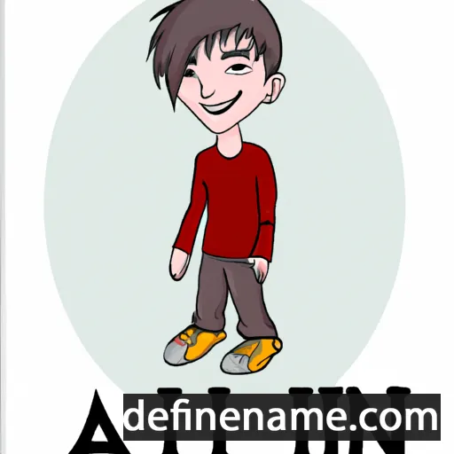 cartoon of the name Alin