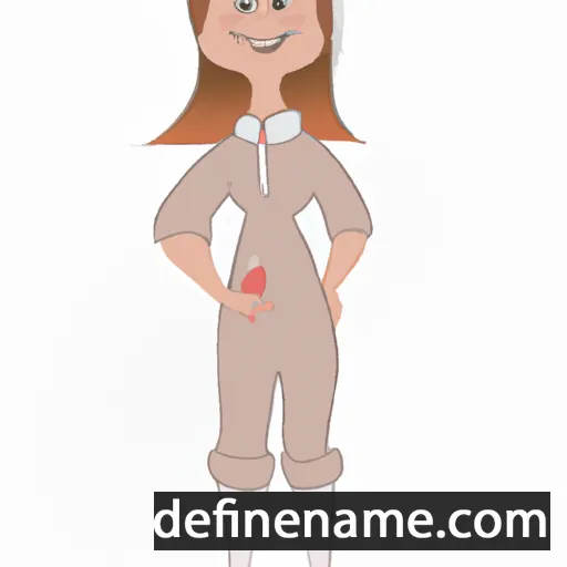 cartoon of the name Alina