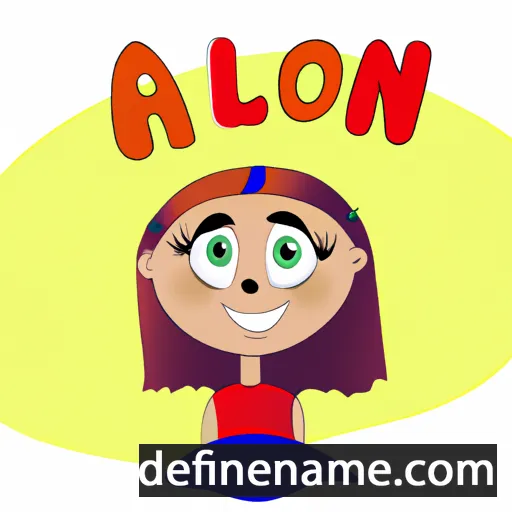 cartoon of the name Aliona