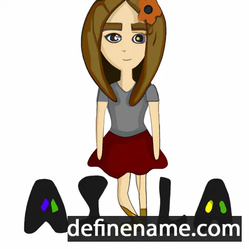 cartoon of the name Alisa