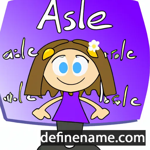 cartoon of the name Alise