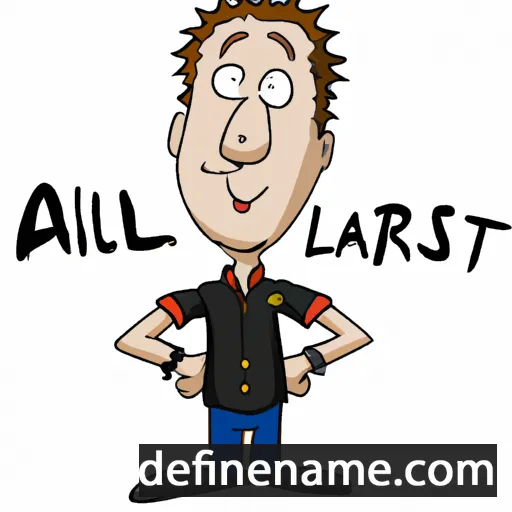 cartoon of the name Alistair