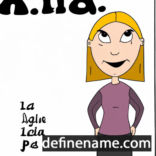 cartoon of the name Alja