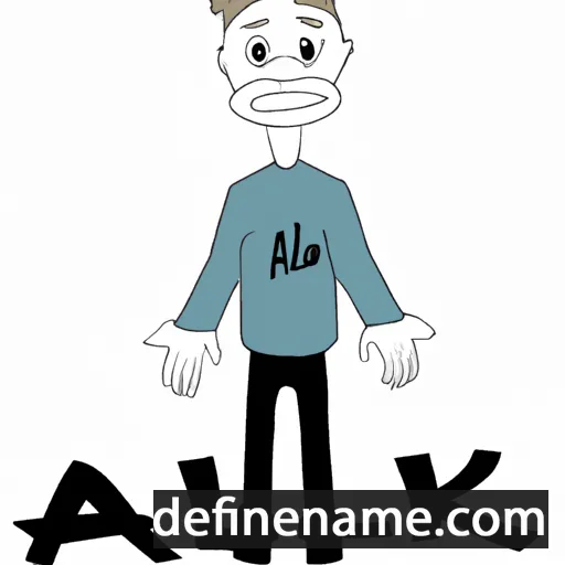 cartoon of the name Alke