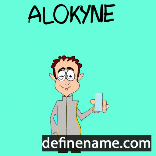 Alkyone cartoon