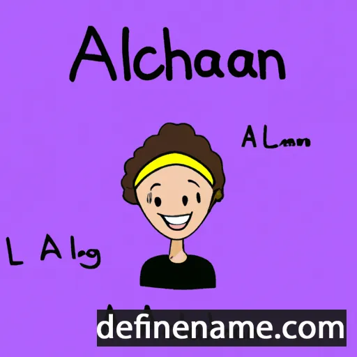 cartoon of the name Allannah