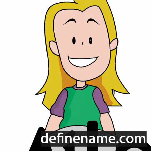 cartoon of the name Allie