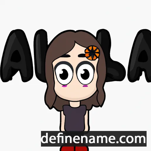 cartoon of the name Allissa