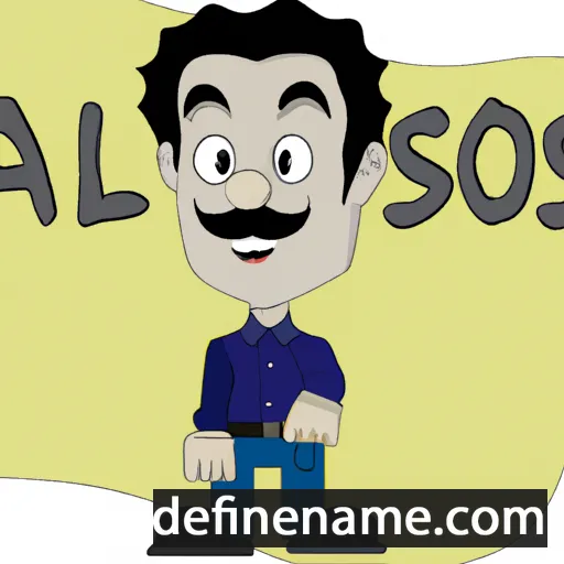 cartoon of the name Aloisio