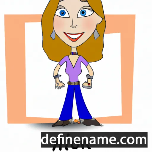 cartoon of the name Alona