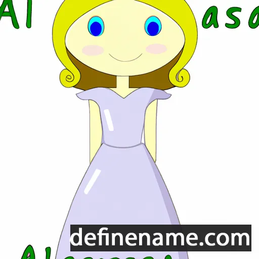 Aloysia cartoon