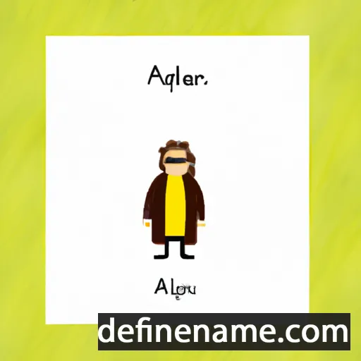 cartoon of the name Alpaslan