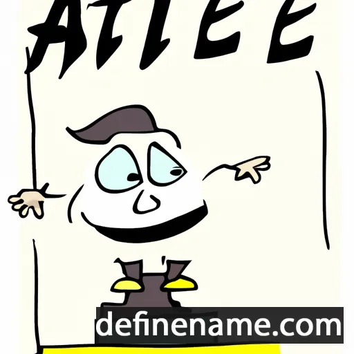 cartoon of the name Alte