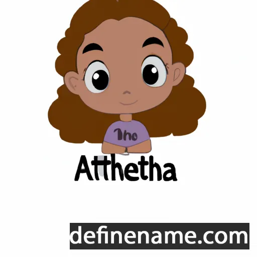 cartoon of the name Althea