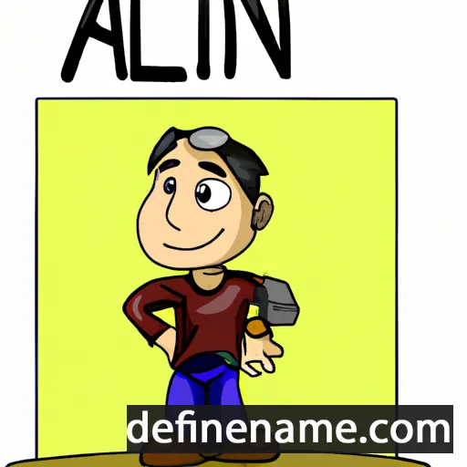 cartoon of the name Altin