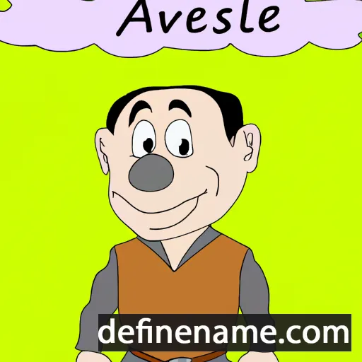 cartoon of the name Alvise