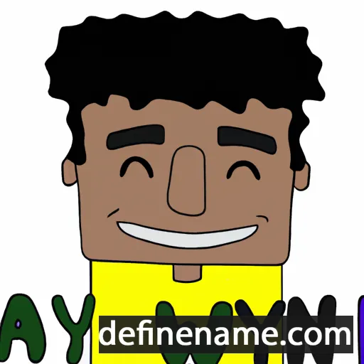 cartoon of the name Alwyn