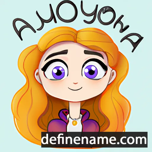 cartoon of the name Alyona