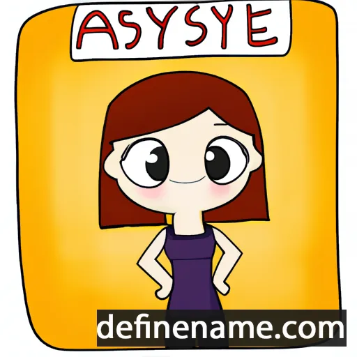 cartoon of the name Alyse