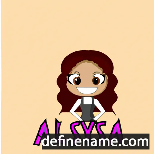 Alyssia cartoon