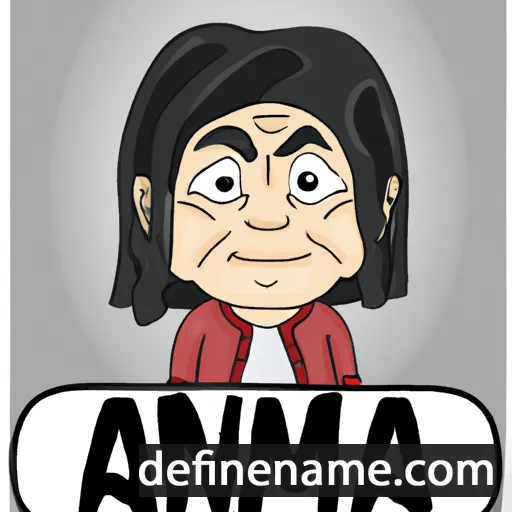 cartoon of the name Ama