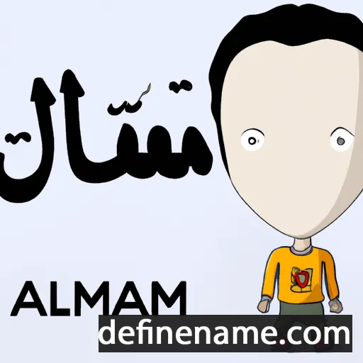 cartoon of the name Amaal