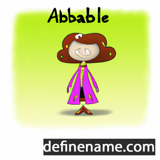 cartoon of the name Amabilia