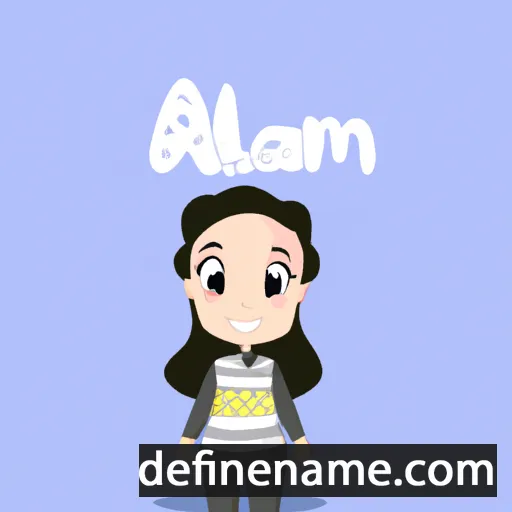 cartoon of the name Amal