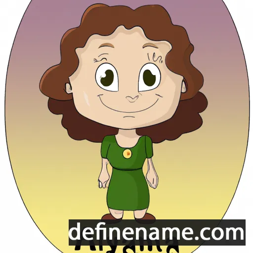 cartoon of the name Amaliya