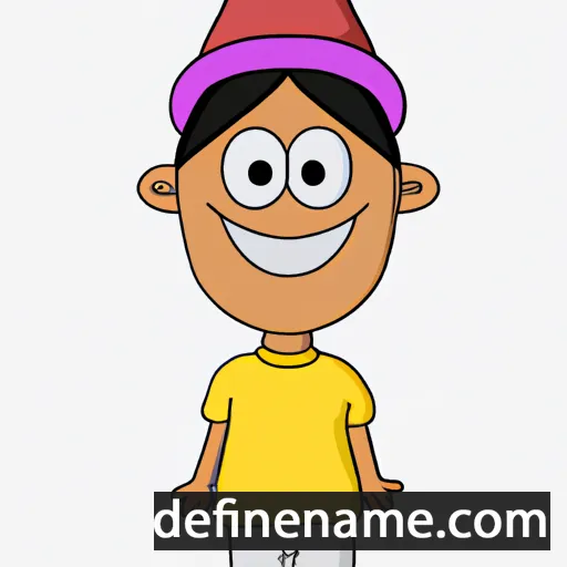 cartoon of the name Amandeep