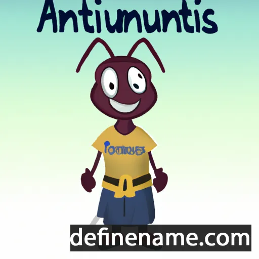 cartoon of the name Amantius