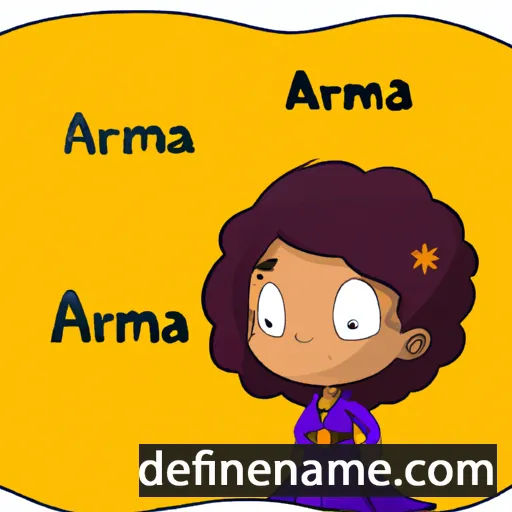 cartoon of the name Amara