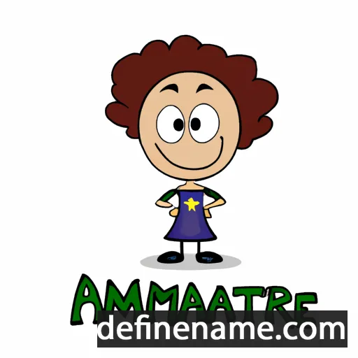 cartoon of the name Amarante