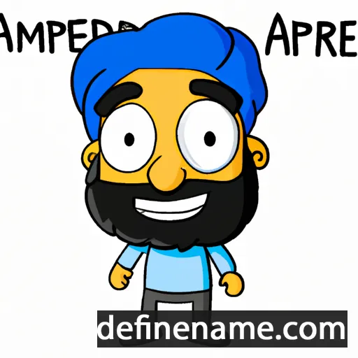 cartoon of the name Amardeep