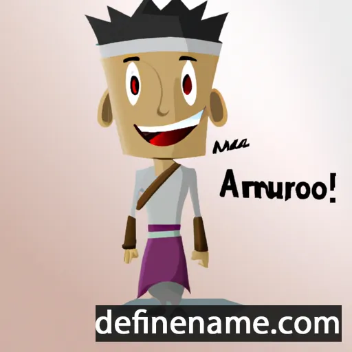 cartoon of the name Amaruq