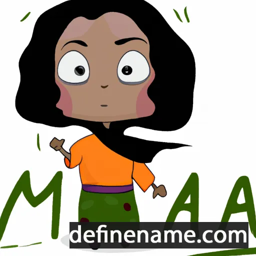 cartoon of the name Amata