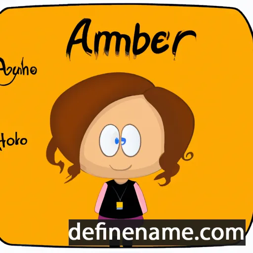 cartoon of the name Ambra