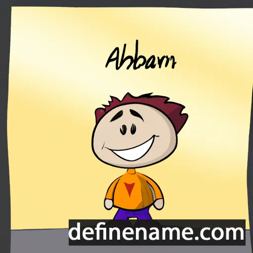 cartoon of the name Ambram