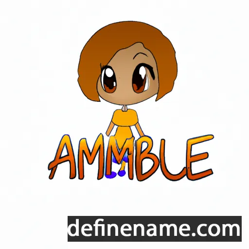 Ambre cartoon