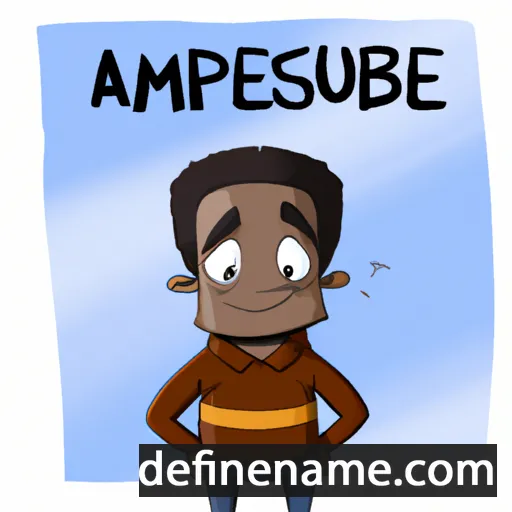 cartoon of the name Ambrose