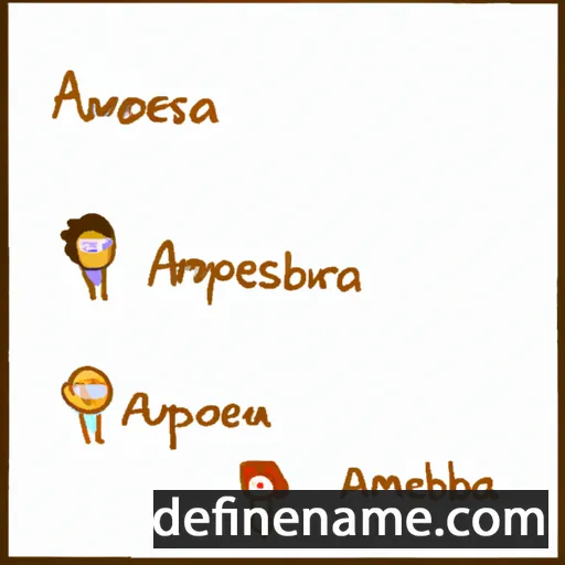 cartoon of the name Ambrosia