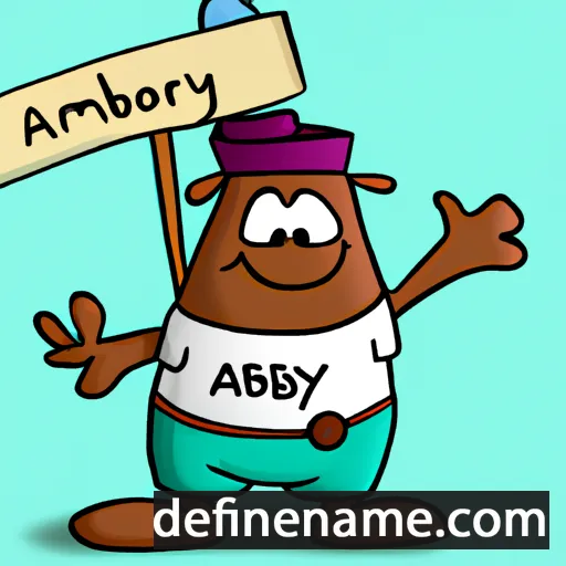 cartoon of the name Ambroży