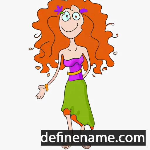 cartoon of the name Amedea