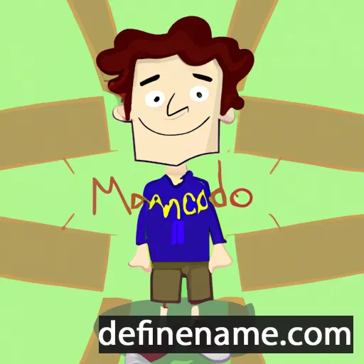 cartoon of the name Amedeo