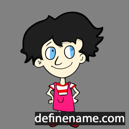 cartoon of the name Amelie