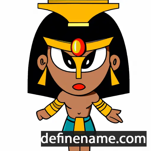 cartoon of the name Amenhotep