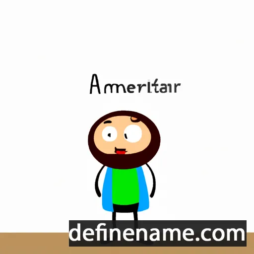 cartoon of the name Ameretat